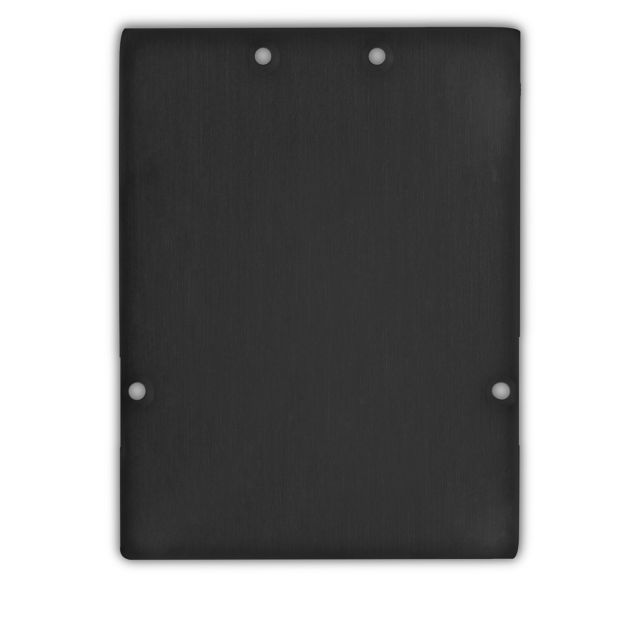 Endkappe EC74 Aluminium schwarz  für Profil LAMP40, 2 STK, inkl. Schrauben