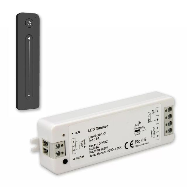 SERRI Single Color Dimmer 36566 mit 1 Zonen Fernbedienung Slide