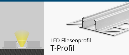 LED Fliesenprofil T-Profil