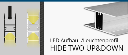 LED Leuchtenprofil Hide Two